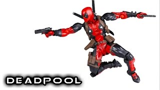 Amecomi Yamaguchi 001 DEADPOOL Revoltech Action Figure Review [upl. by Eam]