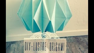 DIY n°2 Lustre Origami Pastel [upl. by Alverta]