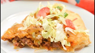 Pillsbury Crescent Roll Taco Bake [upl. by Orodisi]