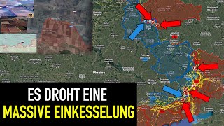 RUAF 10 km davon entfernt bis zu 15000 ukrainische Elitesoldaten einzukesseln VuhledarDurchbruch [upl. by Einnad]