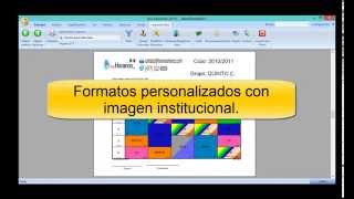 Horarios escolares con formatos personalizados [upl. by Berta]