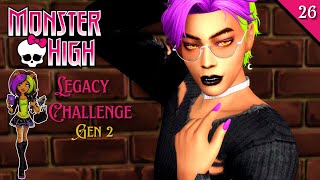 Monster High Legacy Challenge  Wrote my own  EP 26  Gen 2  Clawdeen ❗throne ❗fish ❗MHtre [upl. by Eittocs]