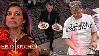 Chef Ramsays FURIOUS as Half the Charity Table Sends Back Their Food  Hells Kitchen Full Service [upl. by Emirak]