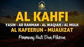 Bacaan Alquran  alkahfi yasin alwaqia arrahman almulk alkafeerun almuauizat  penenang hati [upl. by Gillead]