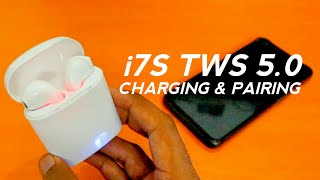 Cómo conectar auriculares bluetooth I7S TWS con el móvil [upl. by Saul429]