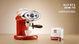 How to make cappuccino with your illy X71 coffee machine [upl. by Nivag644]