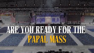 Timelapse of Papal Mass Stadium [upl. by Natala]