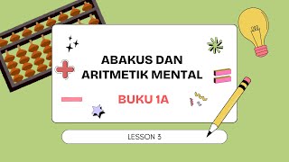 ABAKUS DAN ARITMETIK MENTAL  BUKU 1A  LESSON 3 [upl. by Alleyn]