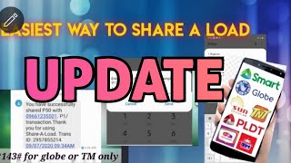 HOW TO SHARE A LOAD 2023 UPDATE IN GLOBE  MaRicks Gallery [upl. by Chet764]