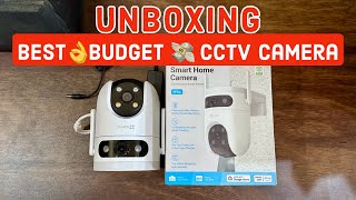 Best Budget CCTV Camera  EZVIZ Smart Home Camera H9c Unboxing  PTZ Camera [upl. by Neemsaj]