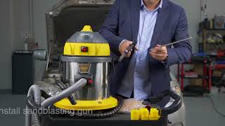 How to Install and Use the AUTOOL HTS558 Car Decarbonizing Machine to clean you vehicle pipe [upl. by Fisoi]