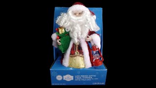 FIBER OPTIC SANTA TREE TOPPER [upl. by O'Gowan182]