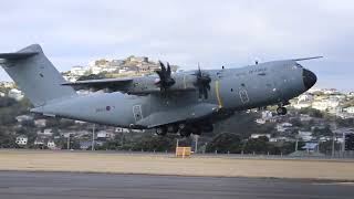 Rare RAF A400M takeoff from wellington [upl. by Kaylee374]