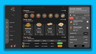 Vue 3  Vuetify 3 POS Restaurant Food Ordering Dashboard UI Design  HTML  CSS  Javascript  vue [upl. by Loomis]