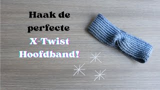 Een Hoofdband haken ❄ [upl. by Yraunaj]