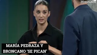 MARÍA PEDRAZA en LA RESISTENCIA responde a BRONCANO la pregunta íntima y SE PICAN [upl. by Icats]