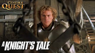 A Knights Tale  Testing The New Armor ft Heath Ledger  Cinema Quest [upl. by Ahcurb]