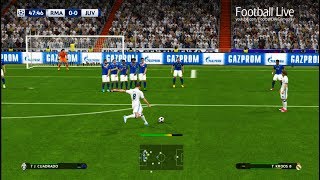 PES 2017  Real Madrid vs Juventus  Free Kick Goal TCroos amp Full Match  UEFA Champions League [upl. by Elleneg149]