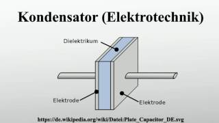 Kondensator Elektrotechnik [upl. by Ayanahs]