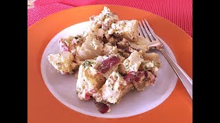 Creamy Bacon Potato Salad Recipe • Perfect Summer Side Dish  Episode 233 [upl. by Nathanial]