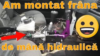 Montare frana de mana hidraulica Vlog 18 [upl. by Amal]