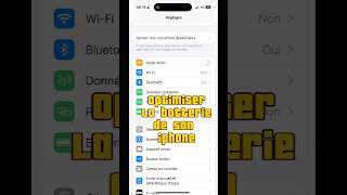 OPTIMISER LA BATTERIE DE SON IPHONE tuto tutoiphone tipsiphone batterieiphone iphonetricks [upl. by Neyuq]