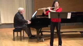 Ibert Flute Concerto Mvt 2  Annie Wu flute [upl. by Atiras]