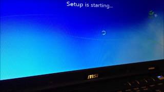 MSI A6005 Reload Repair windows 7 how to reload repair msi laptop [upl. by Ailices]