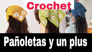 Estilos de Pañoletas tejidas a crochet hechoamano crochet tricot [upl. by Peddada]