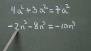Reducción de Términos Semejantes  ejemplo 03 [upl. by Helen]