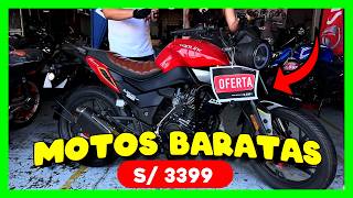 🥇MOTOS BARATAS EN PERU desde S 3399  REGALOS 🎁 [upl. by Anaid]