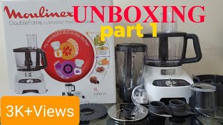 Moulinex Food Processor UNBOXINGMoulinex Food Processor price in Qatar 2020  Double Force [upl. by Notluf]