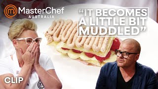 The Mille Feuille Collapses  MasterChef Australia  MasterChef World [upl. by Fernandes597]