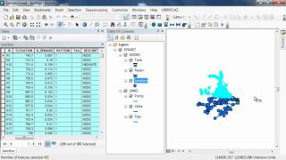 ARCGIS amp EPANET TUTORIAL 2 HYDROCAZ [upl. by Cheria272]