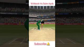 MMarsh Vs Saim Ayub🥵cricket reels ipl [upl. by Salvatore77]