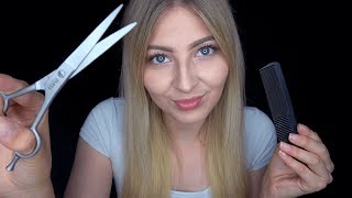 HAIRCUT ROLEPLAY  ICH KÜMMER MICH UM DEINE HAARE … 😴  KOPFKRIBBELGARANTIE MIT ASMR JANINA [upl. by Shirley]