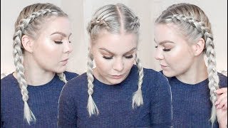 How To Dutch Braid Your Own Hair Step By Step For Complete Beginners  FULL TALK THROUGH [upl. by Asiil905]