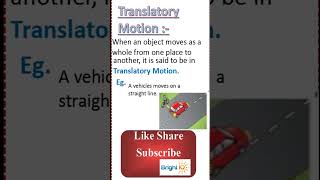 CBSENCERT Science Class6 motion And MeasurementWhat is Translatory MotionBrightIQ Shorts [upl. by Idyh]