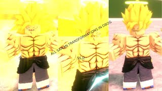 Dragon Ball Online Generations All Saiyan Transformations [upl. by Schroer83]