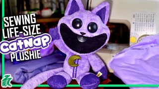 I Made CatNap Plush In REAL LIFE  Sewing Poppy Playtime 3 Mega 8KS 3D Printed Smiling Critters [upl. by Notnil126]