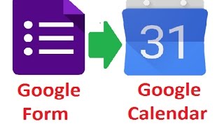 Google form to Google Calendar  Create Google Calendar Events from Google form [upl. by Gerardo768]