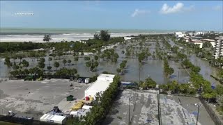 Siesta Key flooding from Hurricane Helene [upl. by Nref]