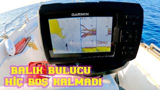 Garmin Striker Cv 5 Balık Bulucuda Balıklar Nasıl GözükürAkdenizin Zümrüt Gözlüsünü Yakaladım [upl. by Odrareg]