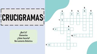 Tutorial Cómo Hacer un CRUCIGRAMA  Pedagogía MX [upl. by Thurnau]