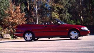 Saab 900 SE Turbo Convertible Roof operation [upl. by Relda]