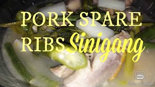 PORK SPARERIBS SINIGANGSINIGANG NA BABOYQUICK AND EASYLUTONG BAHAY RECIPE LeeZa Acolbe ​ [upl. by Sayers742]