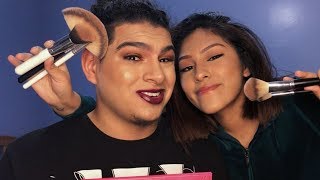 Doing Boyfriends Makeup  Going Out Makeup Tutorial LOL [upl. by Janelle]