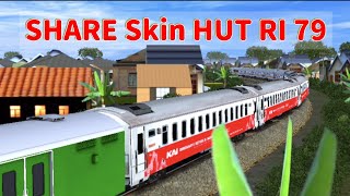 SHARE Skin HUT RI 79 K1 Kaca Pesawat  Trainz Simulator Android [upl. by Keppel461]