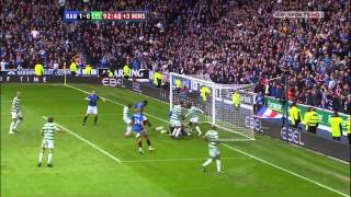 Edu last minute winning Goal vs Celtic  28th Feb 2010 HD 1080p [upl. by Llirrehs]