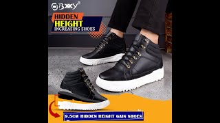 New Launch Mens 95CM Hidden Height Increasing Shoes [upl. by Blase]